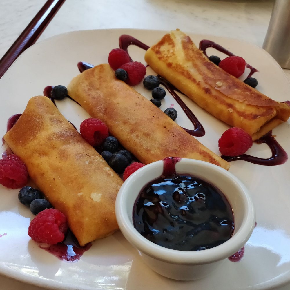 Rick's Cafe - Berry blintzes - American Near Me - Los Altos, California