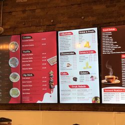 Stop N Dip - Menu board