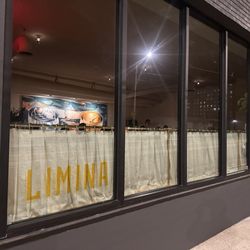 Bar Limina - The signage from the sidewalk