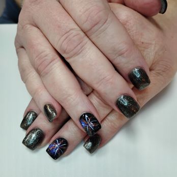 Glitter & Glam Nails - Acrylic overlay. . - Nail Technicians Near Me Glitter & Glam Nails - Acrylic overlay. . - Nail Technicians Near Me