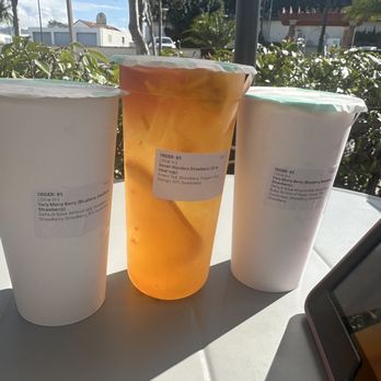 Kraft Vermicelli - 3 different drinks. So good and can control the sugar ; 25% sugar, 50%, 75% - Cafes Near Me - Camarillo, California