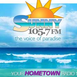 Sunny 105.7 FM - I drive right by this little cinder block radio hut nearly every day but haven't stopped in to say hello, yet. Someday soon me thinks :-)