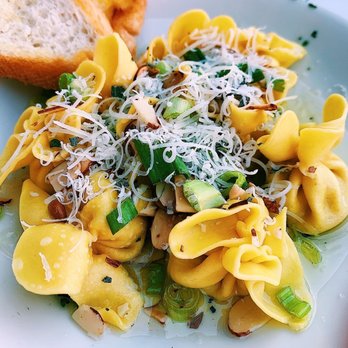 Spotted Dog - Pasta Purses with ricotta and pear in sage infused butter sauce - American Near Me - Springdale, Utah Spotted Dog - Pasta Purses with ricotta and pear in sage infused butter sauce - American Near Me - Springdale, Utah