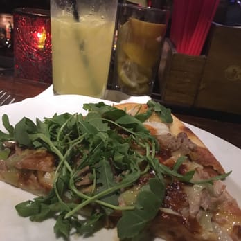 Clydz - Duck confit flatbread and a smokey donkey (for the mezcal lovers) - New American Near Me - New Brunswick, New Jersey