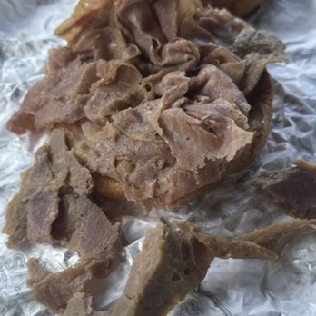 Arby's - Large chunks of unsliced beef, the ends that should have been placed in garbage. - Fast Food Near Me - Bristol, Tennessee Arby's - Large chunks of unsliced beef, the ends that should have been placed in garbage. - Fast Food Near Me - Bristol, Tennessee