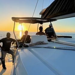 West Coast Multihulls - Motoring on a calm day one
