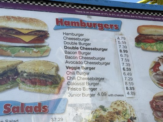 Menu photo 2 Rick's Burgers Rosemead, CA