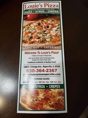 Menu photo 4 Louie's Pizza Naperville, IL Menu photo 4 Louie's Pizza Naperville, IL