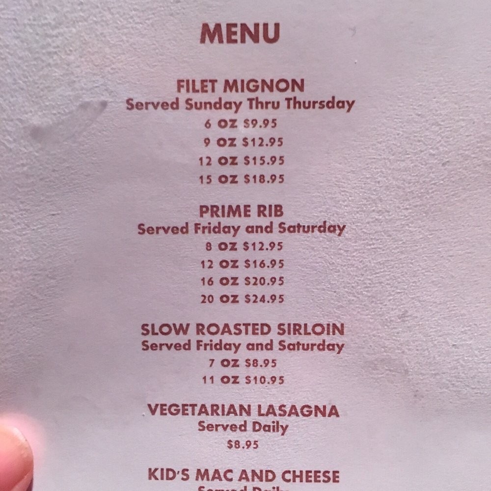 Quincys - Here is a sample menu. - Steakhouses Near Me - Buena Vista, Colorado Quincys - Here is a sample menu. - Steakhouses Near Me - Buena Vista, Colorado