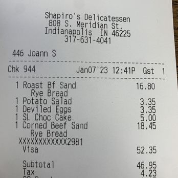 Shapiro's Delicatessen - Expensive! - Delis Near Me - Indianapolis, Indiana Shapiro's Delicatessen - Expensive! - Delis Near Me - Indianapolis, Indiana