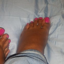 Kellee's Nails - OPI pink polish. Pedi appt 2/13/19.