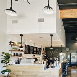 Virtue Juice + Coffee - Interior of our cafe