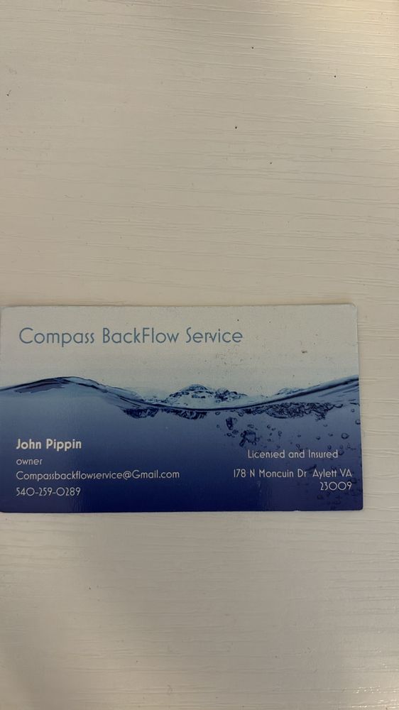 Slide of Compass Backflow Service LLC