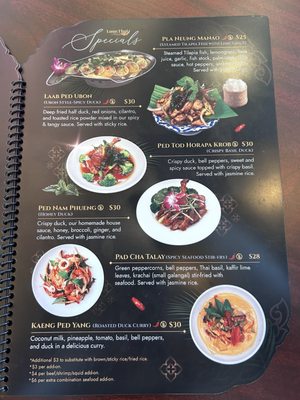 Menu photo 5 Laan Thai Restaurant Logan, UT