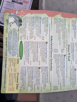 Menu photo 2 Nervous Nellie's Fort Myers Beach, FL Menu photo 2 Nervous Nellie's Fort Myers Beach, FL