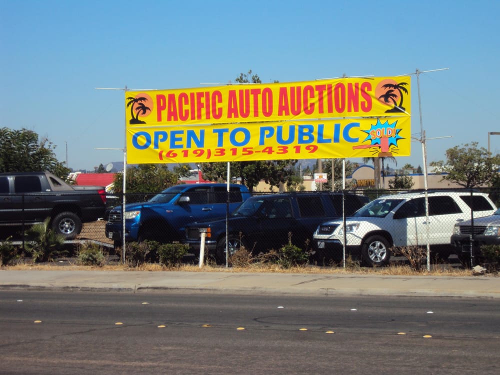 PACIFIC AUTO AUCTIONS Updated August 2024 1338 E Main St, El Cajon