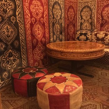 Marrakesh Moroccan Restaurant - Low seat with comfy cushion and beautiful decor! - Moroccan Near Me - Seattle, Washington