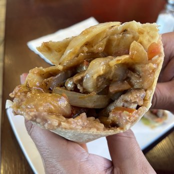 El Torito Loco - Inside of Carne Asada burrito - Mexican Near Me - Chino, California El Torito Loco - Inside of Carne Asada burrito - Mexican Near Me - Chino, California