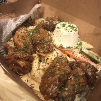 J's Creole Wings - $6 Wednesday 6pc wing+fries special - garlic Parmesan - Chicken Wings Near Me - New Orleans, Louisiana
