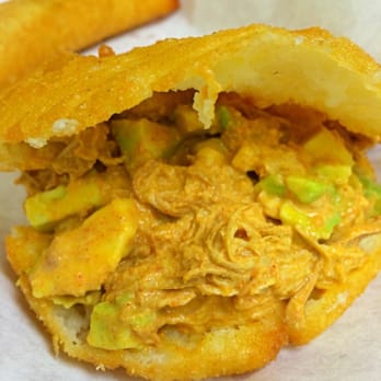 Doña Maria Restaurant - Seriously delicious! Arepa - Chicken & Avocado mix Salad - Venezuelan Near Me - Humble, Texas Doña Maria Restaurant - Seriously delicious! Arepa - Chicken & Avocado mix Salad - Venezuelan Near Me - Humble, Texas