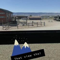 Casper KOA - View from the camper