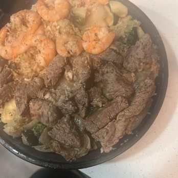 Hibachi On Time - Steak and shrimp plate. - Japanese Near Me - San Bernardino, California Hibachi On Time - Steak and shrimp plate. - Japanese Near Me - San Bernardino, California