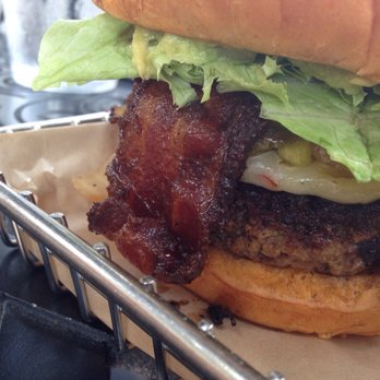 Hops Burger Bar - Diablo burger - Burgers Near Me - Greensboro, North Carolina Hops Burger Bar - Diablo burger - Burgers Near Me - Greensboro, North Carolina