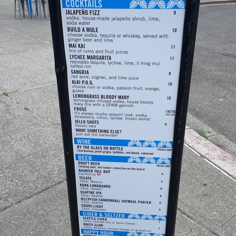 Marination Ma Kai - Korean Near Me - Seattle, Washington