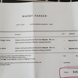 Really, TWO pairs of glasses for $160!!
