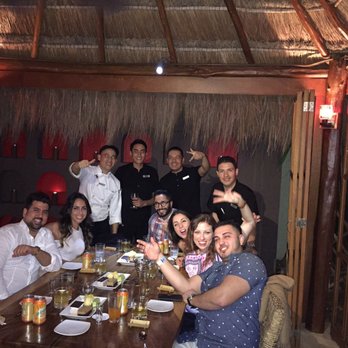 Live Aqua Resort - Us and the staff at the Asian restaurant on site. Good times. - Resorts Near Me - Cancún, ROO