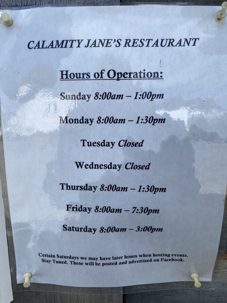 Calamity Jane's Restaurant Logo