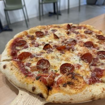 The Outpost - Pepperoni Calabrese - Pizza Near Me - Riverside, California The Outpost - Pepperoni Calabrese - Pizza Near Me - Riverside, California
