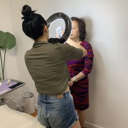 Taking the before photo Taking the before photo