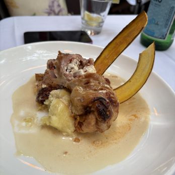 Sonora - Colombia dish- stuffed chicken with sweet plantains, chorizo and saffron mashed potatoes - Latin American Near Me - Port Chester, New York Sonora - Colombia dish- stuffed chicken with sweet plantains, chorizo and saffron mashed potatoes - Latin American Near Me - Port Chester, New York