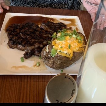 Brookwood Grill - Ribeye & Loaded Baked Potato - American Near Me - Roswell, Georgia Brookwood Grill - Ribeye & Loaded Baked Potato - American Near Me - Roswell, Georgia
