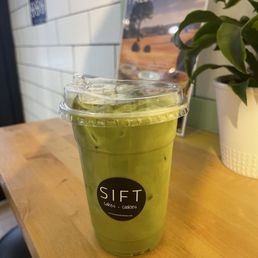 Iced Pandan Matcha Latte Iced Pandan Matcha Latte