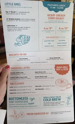 Menu photo 5 Maple Street Biscuit Company - Old City St Augustine, FL