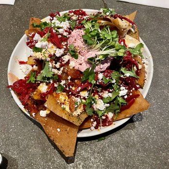 Sarma - Lentil Nachos - Middle Eastern Near Me - Somerville, Massachusetts Sarma - Lentil Nachos - Middle Eastern Near Me - Somerville, Massachusetts