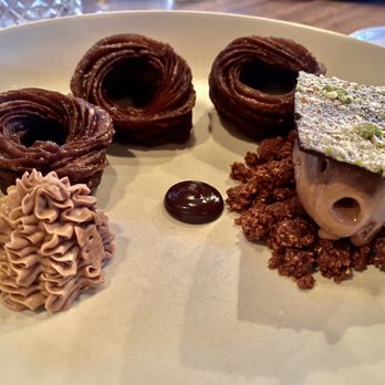 Taksim - Turkish DONUTS, 5 spice chocolate sauce, mascarpone chantilly, medjool date chocolate sand 13 - Mediterranean Near Me - San Francisco, California Taksim - Turkish DONUTS, 5 spice chocolate sauce, mascarpone chantilly, medjool date chocolate sand 13 - Mediterranean Near Me - San Francisco, California