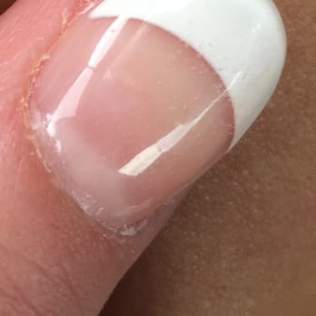 Mystique Nails & Spa - Crappy gel mani with lots of bubbles, and look at my lovely cuticles!  What a horrible job! - Nail Salons Near Me - Louisville, Kentucky
