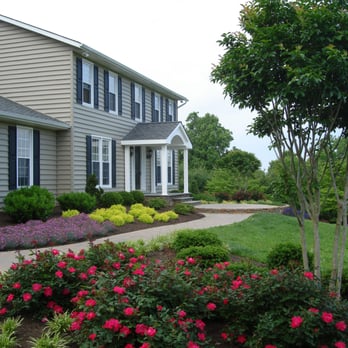 Beechtree Landscape & Design - Foundation Plantings, paver walkway and portico - Landscaping Near Me - White Marsh, Maryland