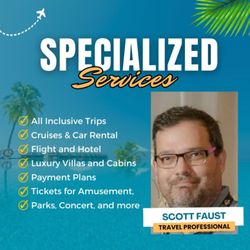 Destinations 24/7 Travel Services - One of our ad's.