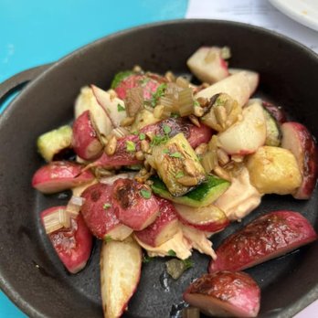 Moxy - Sauteed radishes and squash with mascarpone - American Near Me - Portsmouth, New Hampshire