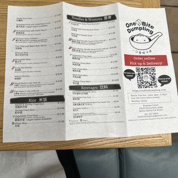 One Bite Dumpling - Dim Sum Near Me - Santa Clarita, California