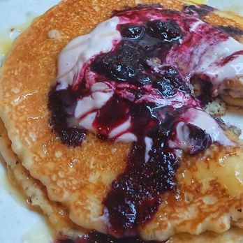 Brunch - Lemon blueberry pancakes. - Breakfast & Brunch Near Me - Milwaukee, Wisconsin