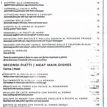 Alessio - Menu - Roman Near Me - Rome, RM