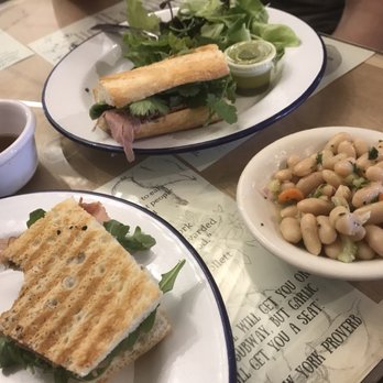 Feast - The pho-rench is the rounded bun and the flat is ham and goat cheese. The beans were incld, the salad addl 1.50? - Grocery Near Me - Charlottesville, Virginia Feast - The pho-rench is the rounded bun and the flat is ham and goat cheese. The beans were incld, the salad addl 1.50? - Grocery Near Me - Charlottesville, Virginia