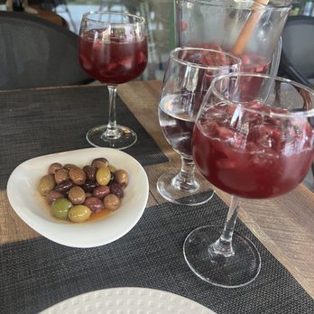 Taberna del Alabardero - Sangria and amazing olives! The sangria was mildly sweet. I usually like it more dry, but it was still good! - Spanish Near Me - Washington, DC, District of Columbia Taberna del Alabardero - Sangria and amazing olives! The sangria was mildly sweet. I usually like it more dry, but it was still good! - Spanish Near Me - Washington, DC, District of Columbia