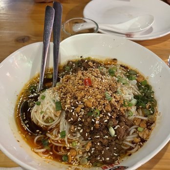 Chiho Bistro - Dan Dan Mian Ground Beef Chili Oil Noodles - - Noodles Near Me - Seattle, Washington