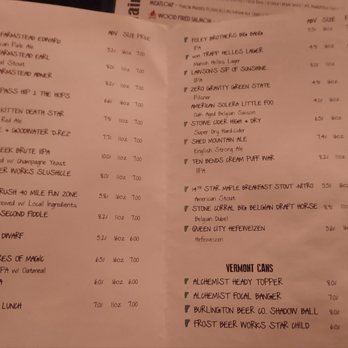 The Bench - Draft brews - Pizza Near Me - Stowe, Vermont The Bench - Draft brews - Pizza Near Me - Stowe, Vermont